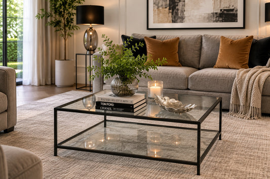 Square Glass Coffee Table