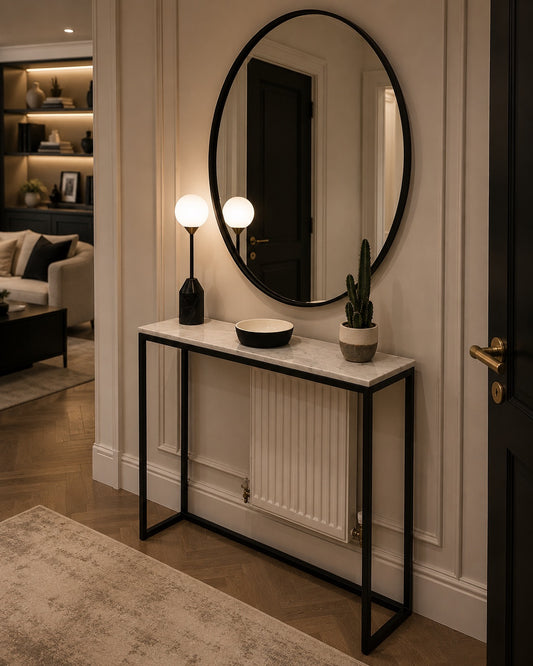 Carrara Marble Console Table