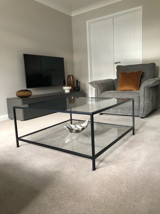 Square Glass Coffee Table