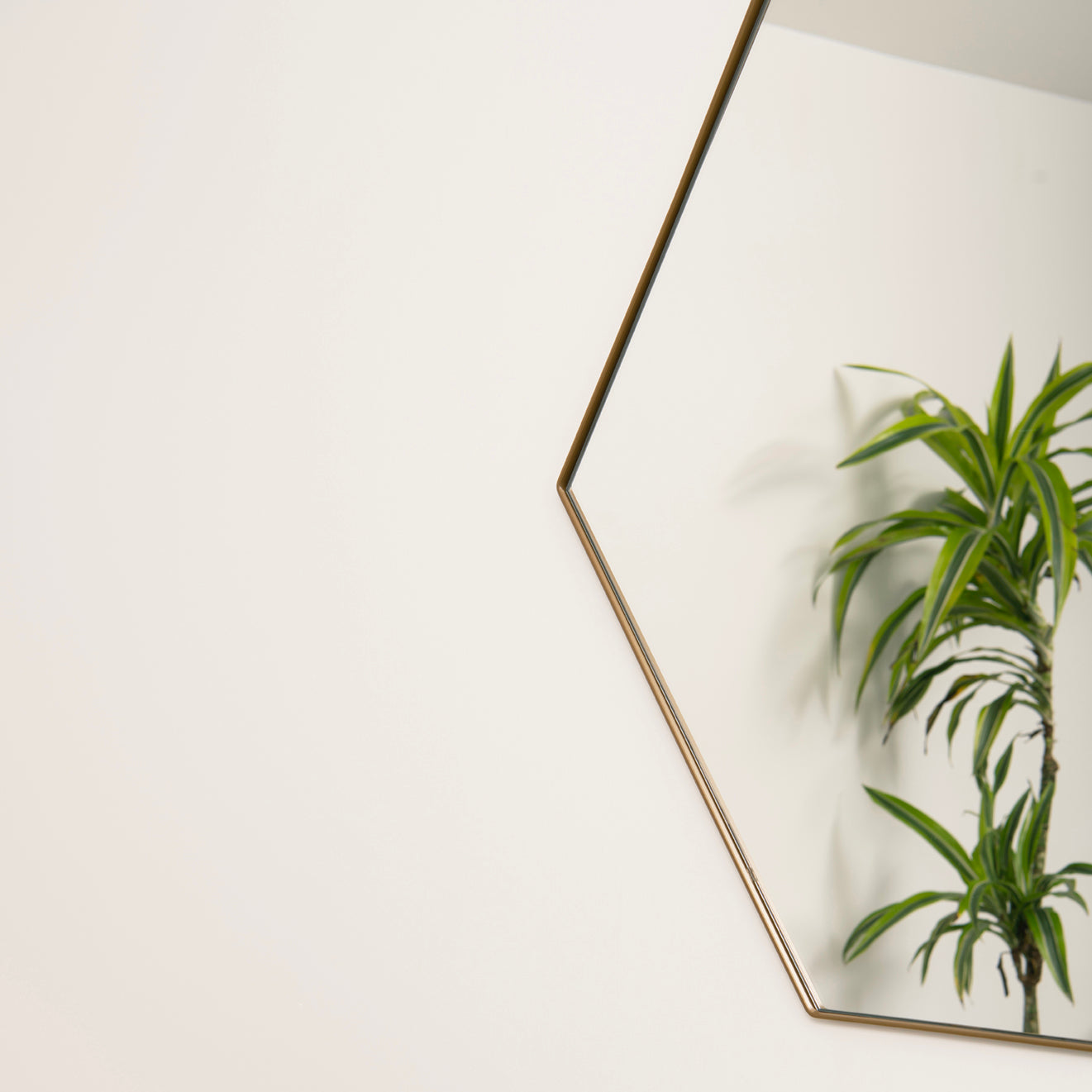 Geometric Hexagon Wall Mirror