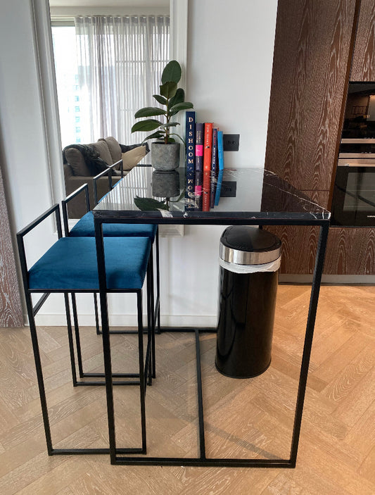 Nero Marquina Breakfast Bar - RESS Furniture Ltd