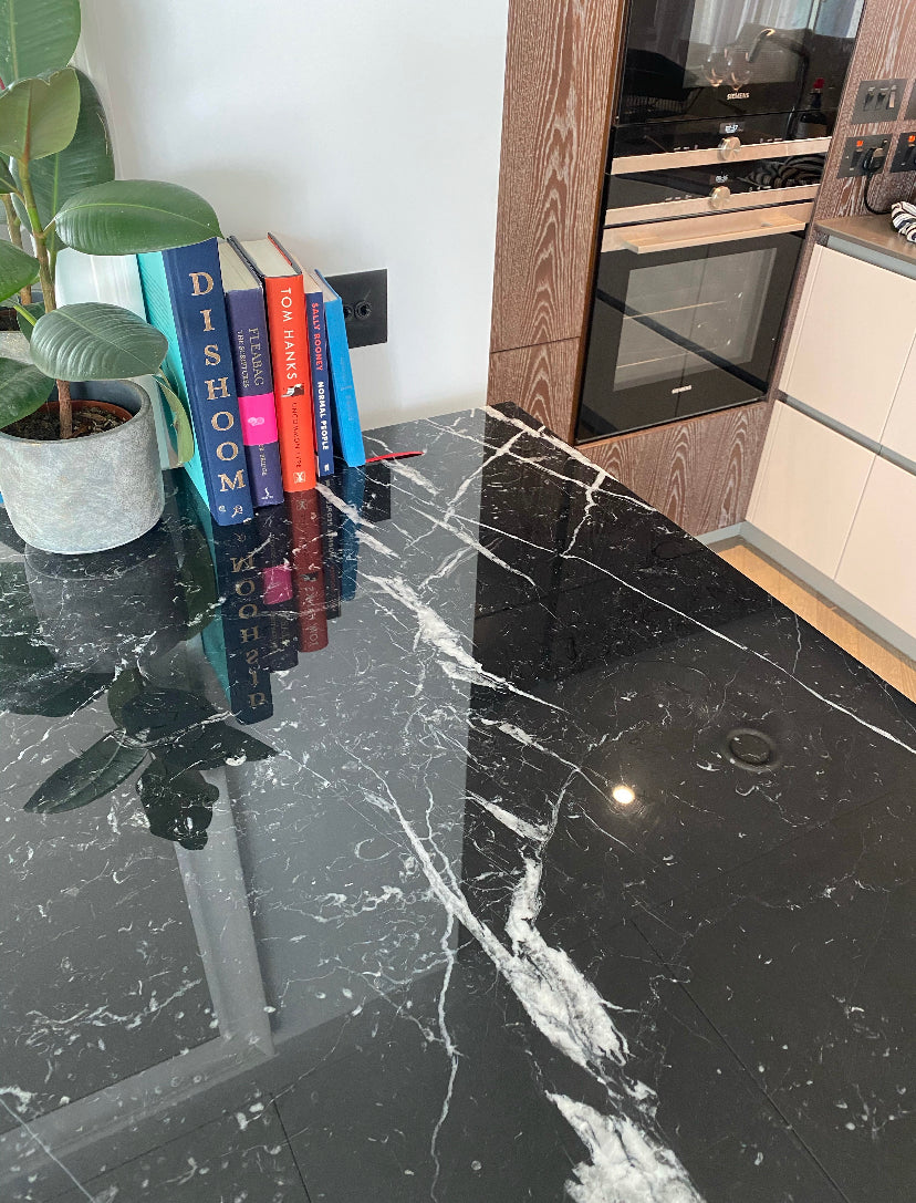 Nero Marquina Breakfast Bar - RESS Furniture Ltd