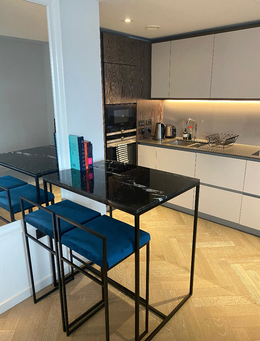Nero Marquina Breakfast Bar - RESS Furniture Ltd