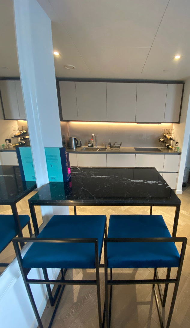 Nero Marquina Breakfast Bar - RESS Furniture Ltd