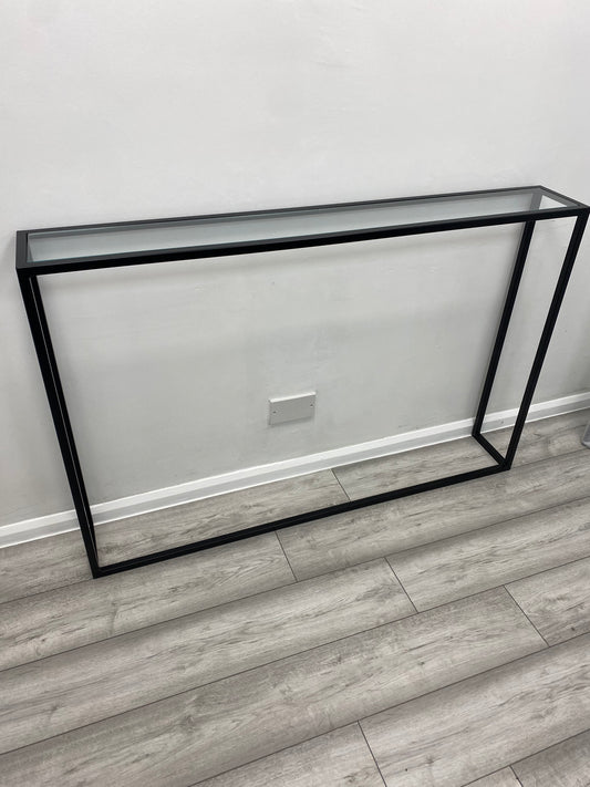 Glass Top Console Table - RESS Furniture Ltd