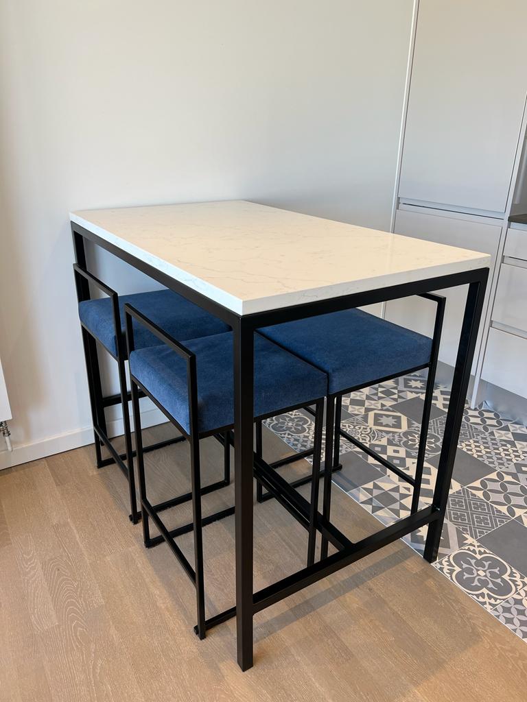Calcatta Gold Breakfast Bar- RESS Furniture Ltd. Frame View