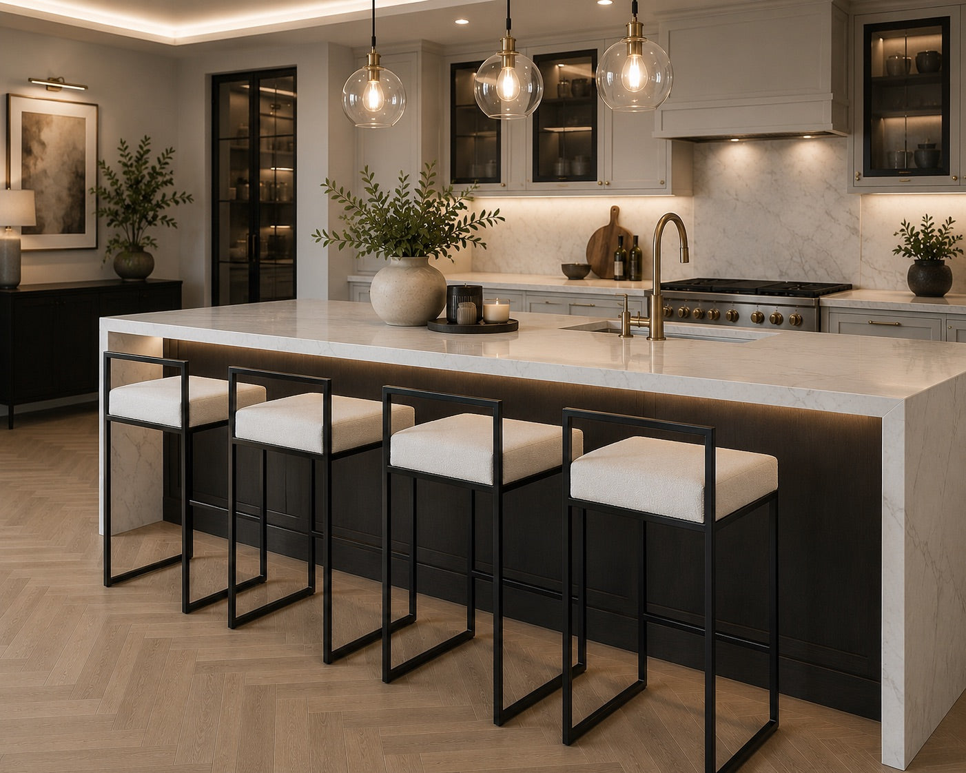 Steel Framed Bar Stools