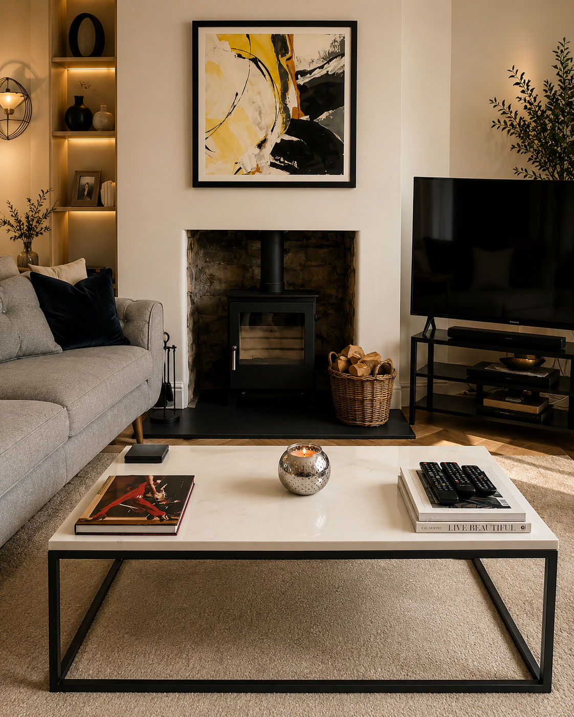 Calacatta Marble Coffee Table