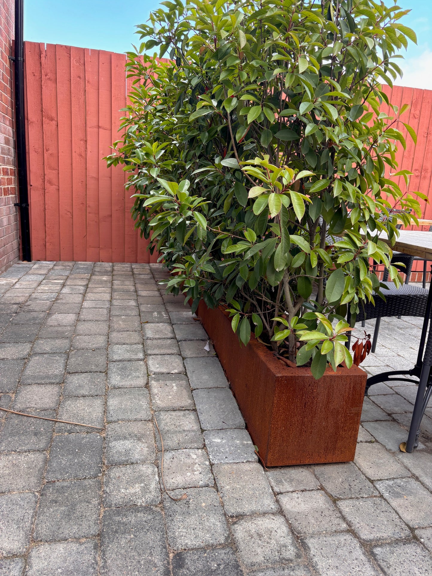 Corten Steel Trough Planters