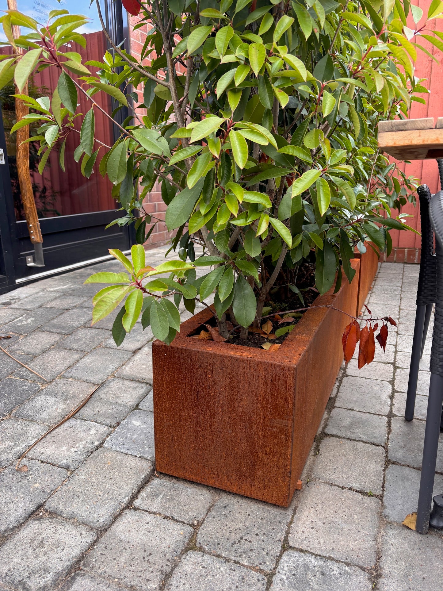 Corten Steel Trough Planters