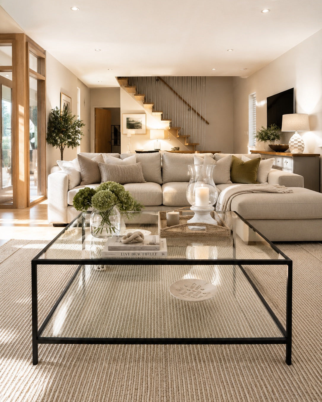Square Glass Coffee Table