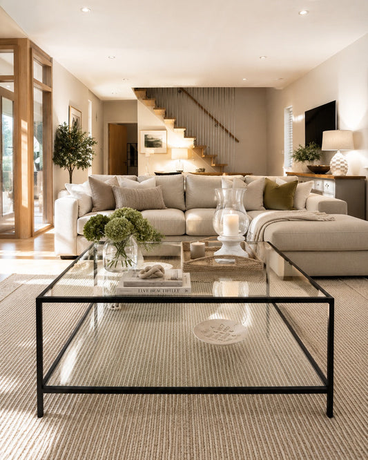 Square Glass Coffee Table