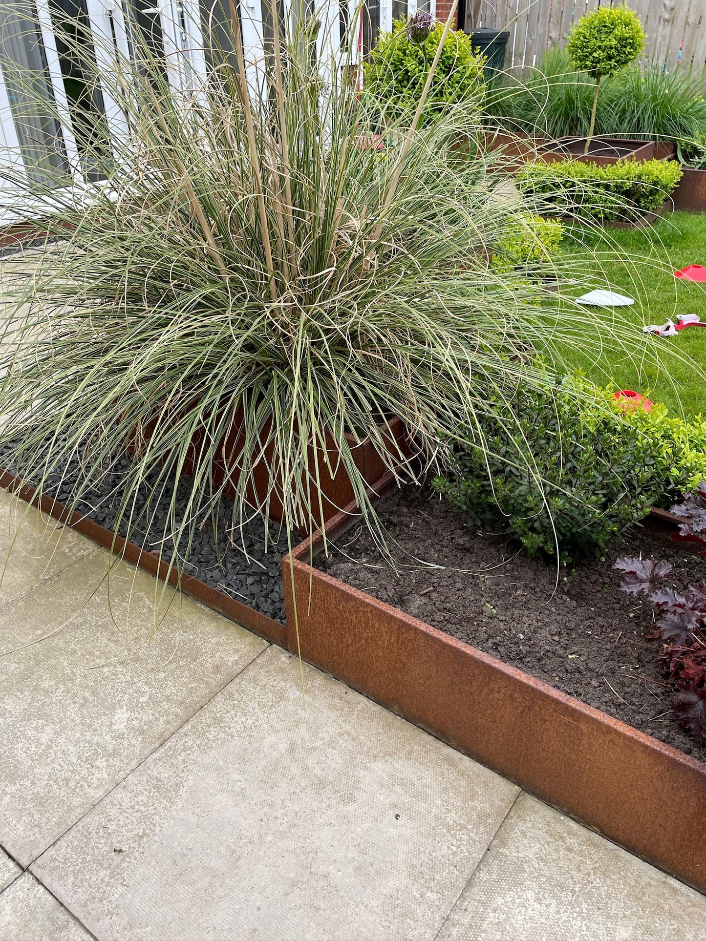 Corten Steel Trough Planters