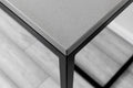 Standalone Grey Marble Steel Breakfast Bar - RESS Furniture Ltd. Corner Close Up