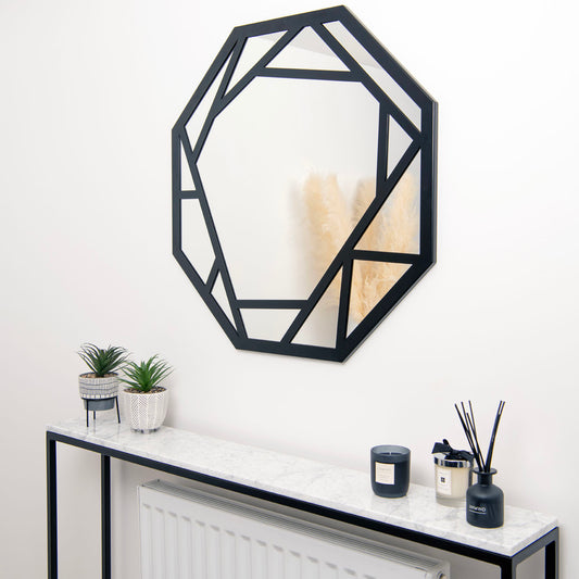 Abstract Geometric Wall Mirror - RESS Furniture Ltd