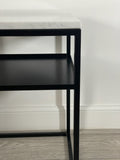Carrera Marble Topped Side Table - RESS Furniture Ltd. Frame View